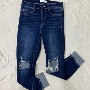 Busted Knee Skinny Jeans